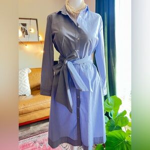 J. Crew Light Blue Midi Dress